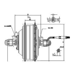 EBS V2 SGI-G Vorderradmotor 36V 250W 11 EBS V2 SGI-G Vorderradmotor 36V 250W -Abus Verkäufe SGI G Frontmotor Dimensionszeichnung F01 1280x1280